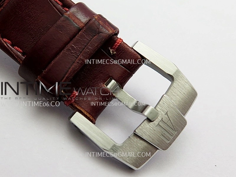 Code 11.59 Chrono 26393 SS APSF 1:1 Best Edition Red Dial On Red Leather Strap Super Clone SA4401